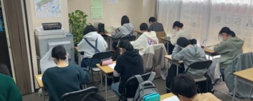 『中２生　学力診断テスト　お疲れ様でした☆』